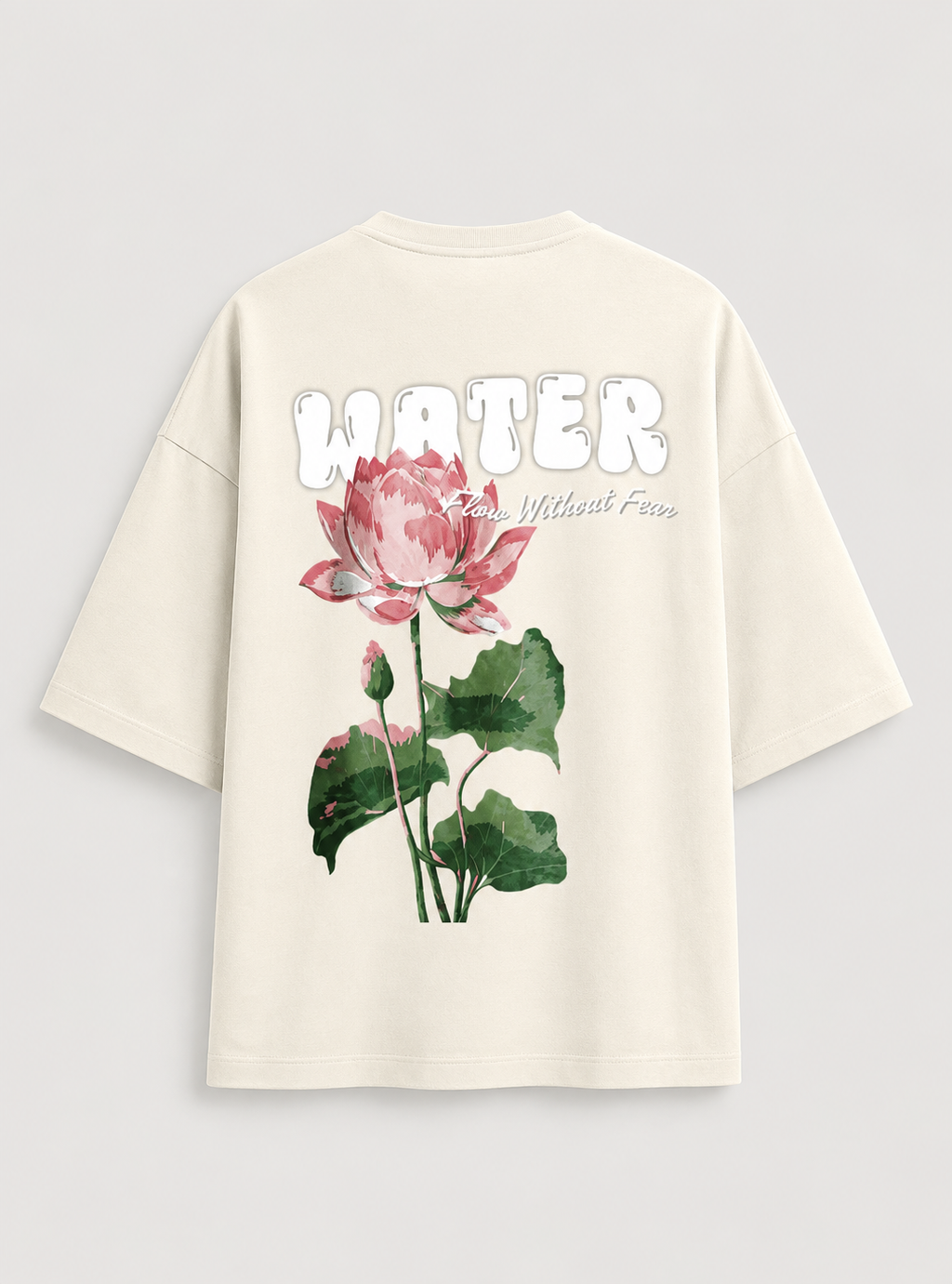 FLOW WITHOUT FEAR OVERSIZED TERRY T-SHIRT