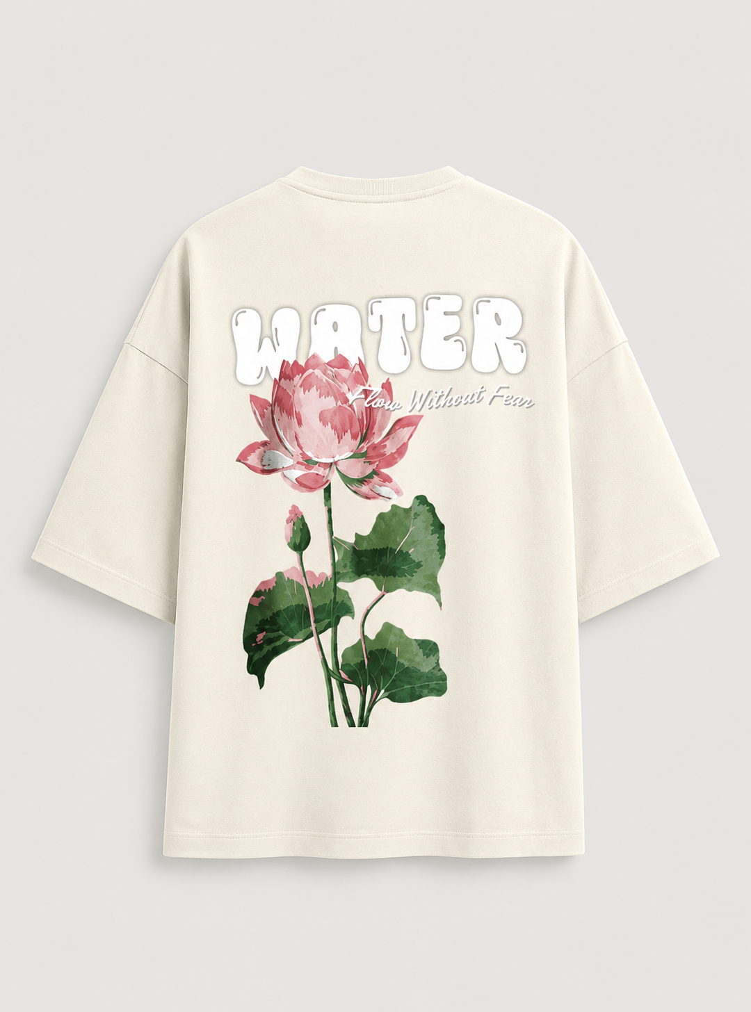 FLOW WITHOUT FEAR OVERSIZED TERRY T-SHIRT
